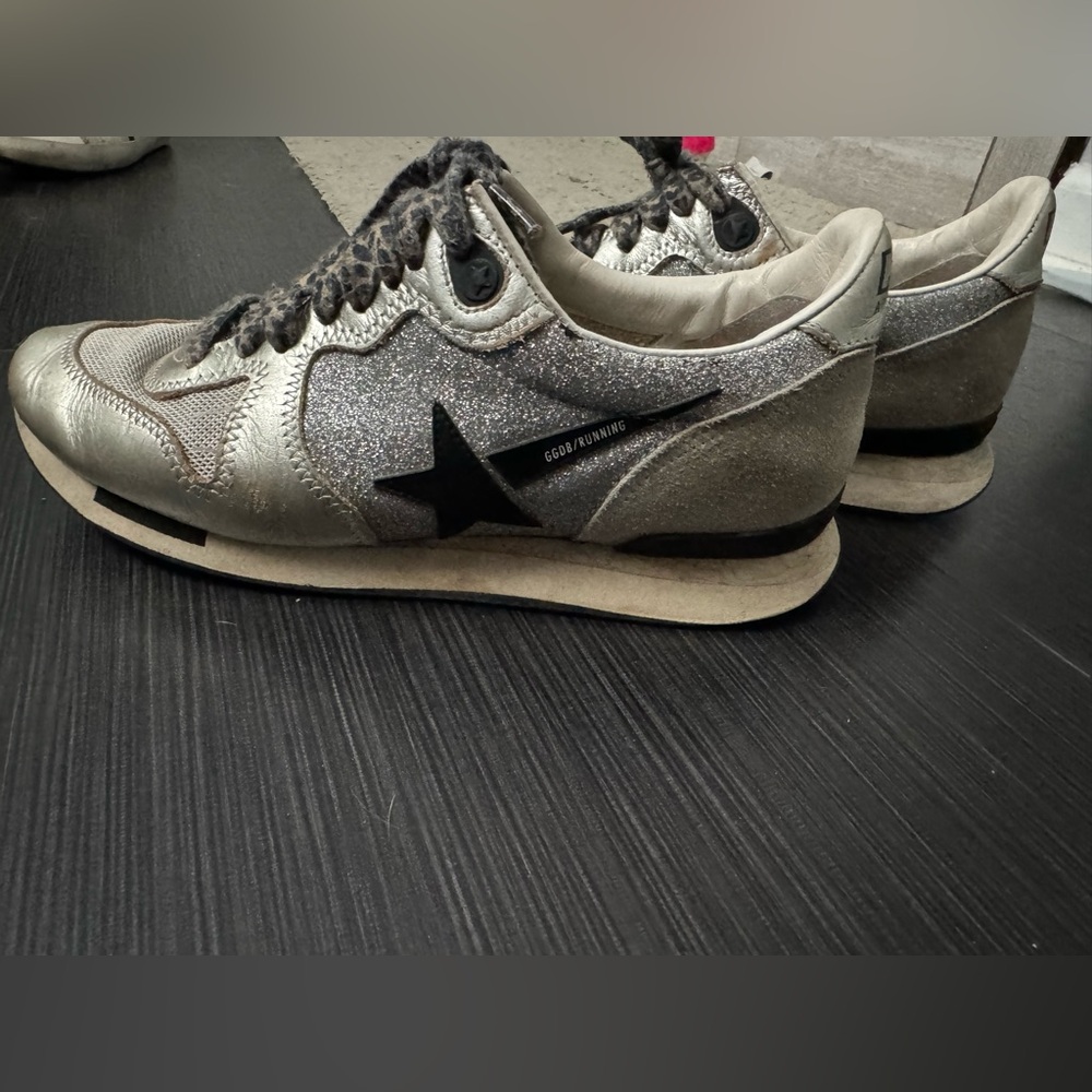 Golden goose runners sparkle